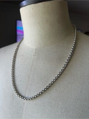 Sterling Silver Rolo Chain 24”